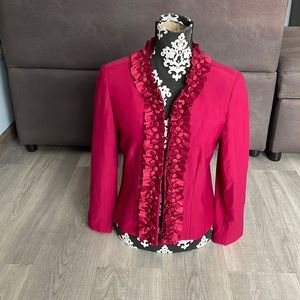 COLDWATER CREEK Fuchsia Blazer Jacket Size 8